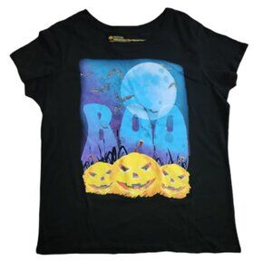 Womens Boo Jack O Lanterns Graphic T-Shirt || 3X || EUC